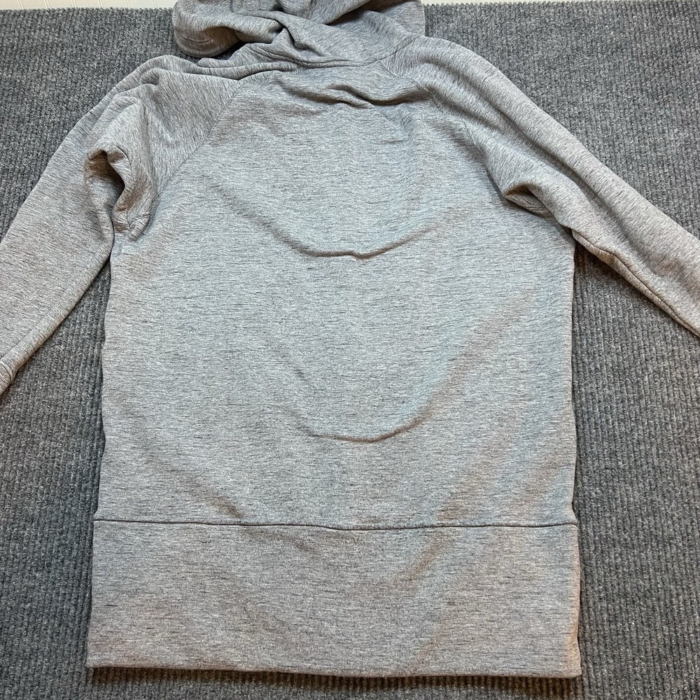 Athleta Jacket Womens Small CYA Stronger Hoodie Full Zip Long‎ Line Grey Stretch - Picture 10 of 12